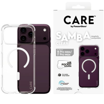 Panzerglass CARE iPhone 18 Pro Max Fashionable Case Samba Magsafe Kılıf - Şeffaf