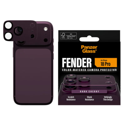 Panzerglass iPhone 18 Pro Fender Kamera Lens Koruyucu - Burgonya
